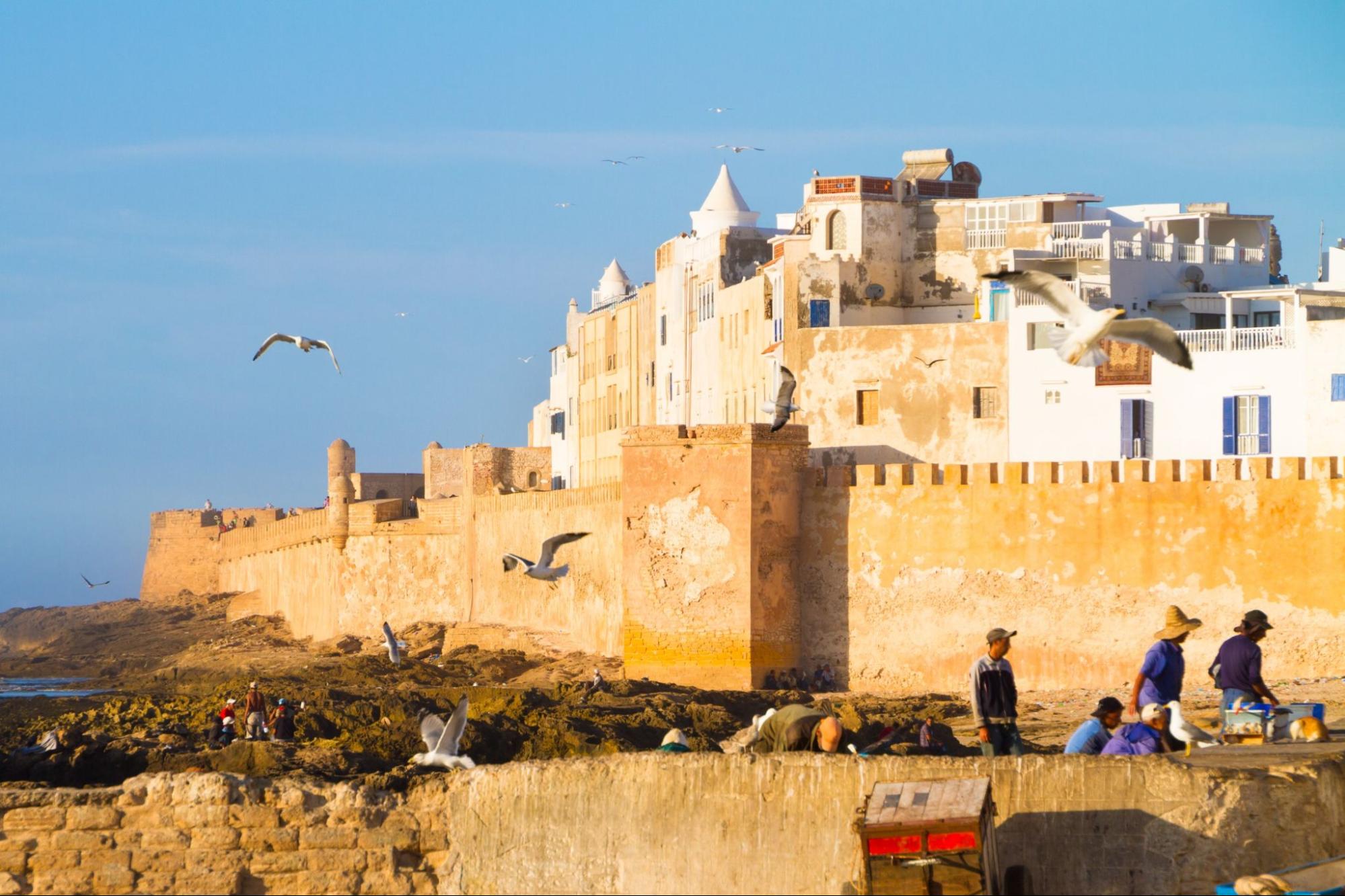 Essaouira is a city in the western Moroccan economic region of Marrakech Tensift Al Haouz, on the Atlantic coast. It has also been known by its Portuguese name of Mogador. Morocco, 